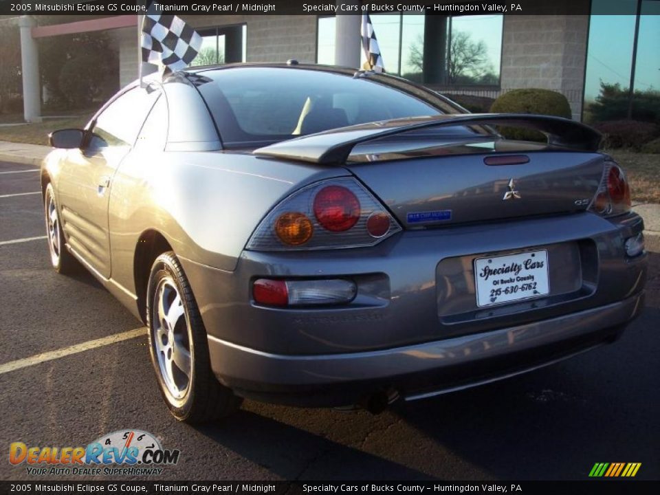 2005 Mitsubishi Eclipse GS Coupe Titanium Gray Pearl / Midnight Photo #23