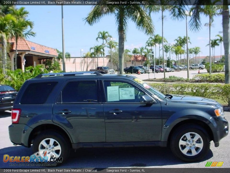 2009 Ford Escape Limited V6 Black Pearl Slate Metallic / Charcoal Photo #2