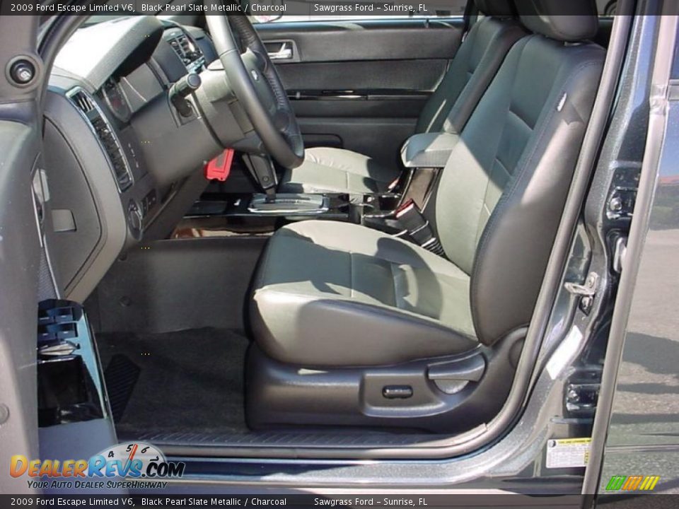 2009 Ford Escape Limited V6 Black Pearl Slate Metallic / Charcoal Photo #11