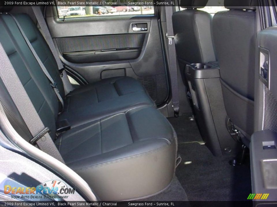 2009 Ford Escape Limited V6 Black Pearl Slate Metallic / Charcoal Photo #13