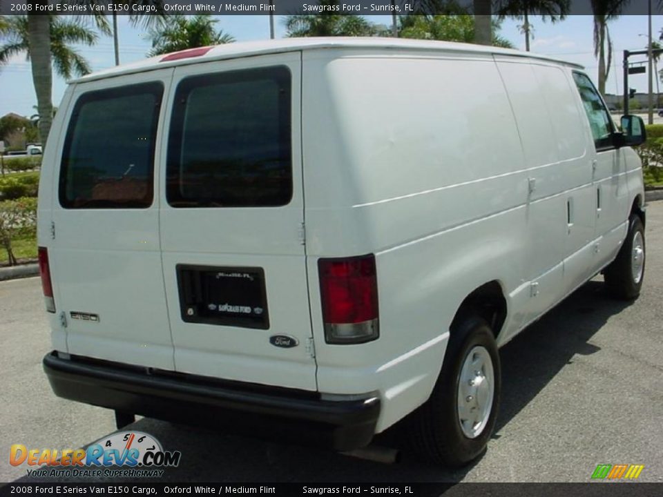 2008 Ford E Series Van E150 Cargo Oxford White / Medium Flint Photo #3