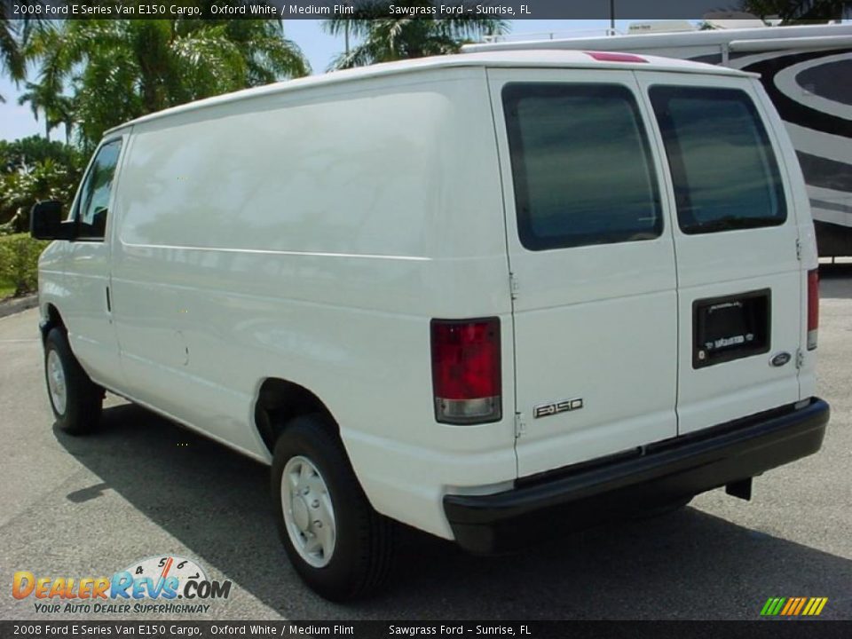 2008 Ford E Series Van E150 Cargo Oxford White / Medium Flint Photo #6