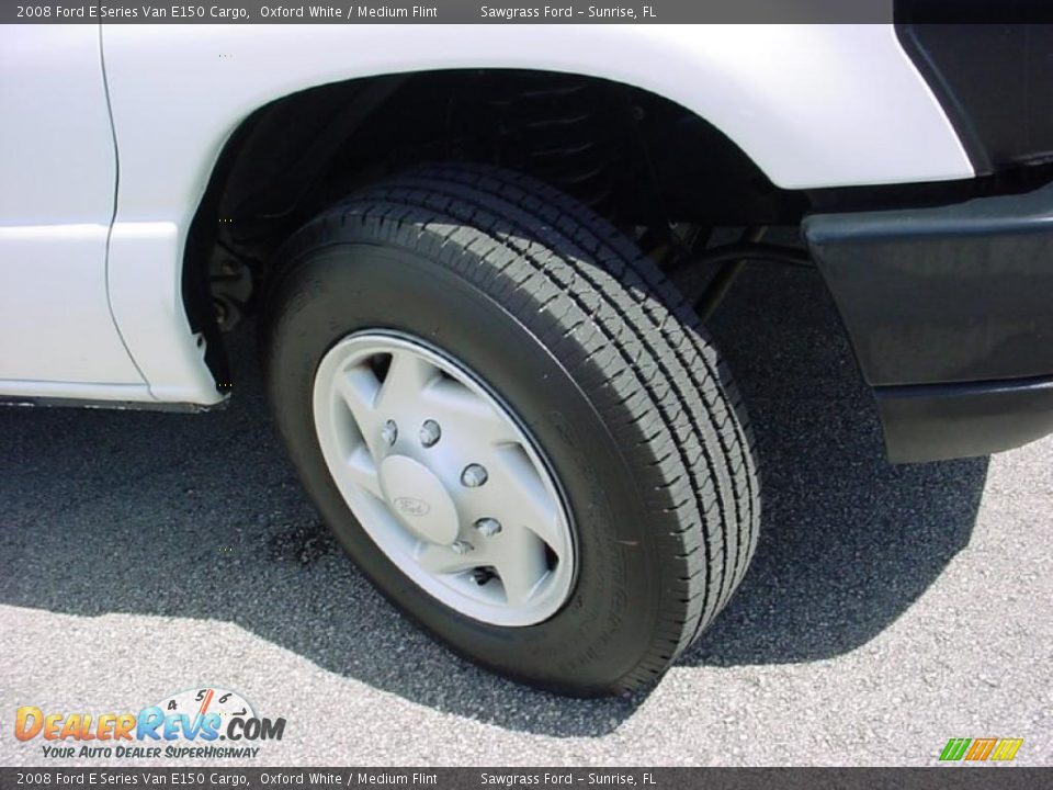 2008 Ford E Series Van E150 Cargo Oxford White / Medium Flint Photo #14