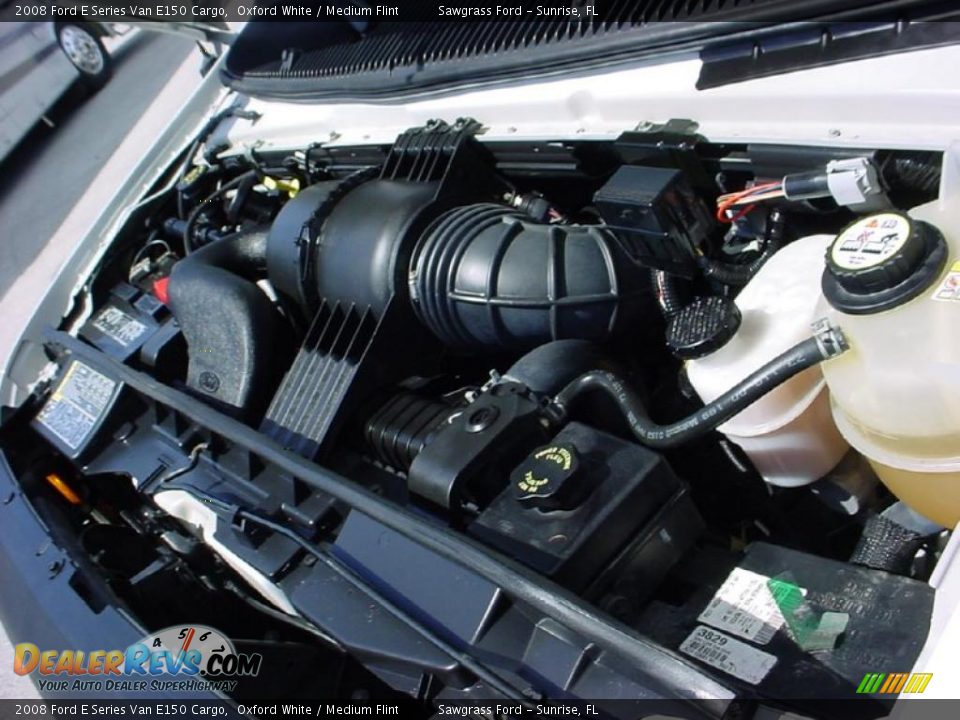2008 Ford E Series Van E150 Cargo Oxford White / Medium Flint Photo #15