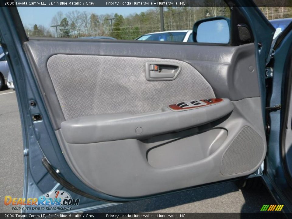 2000 Toyota Camry LE Sailfin Blue Metallic / Gray Photo #7