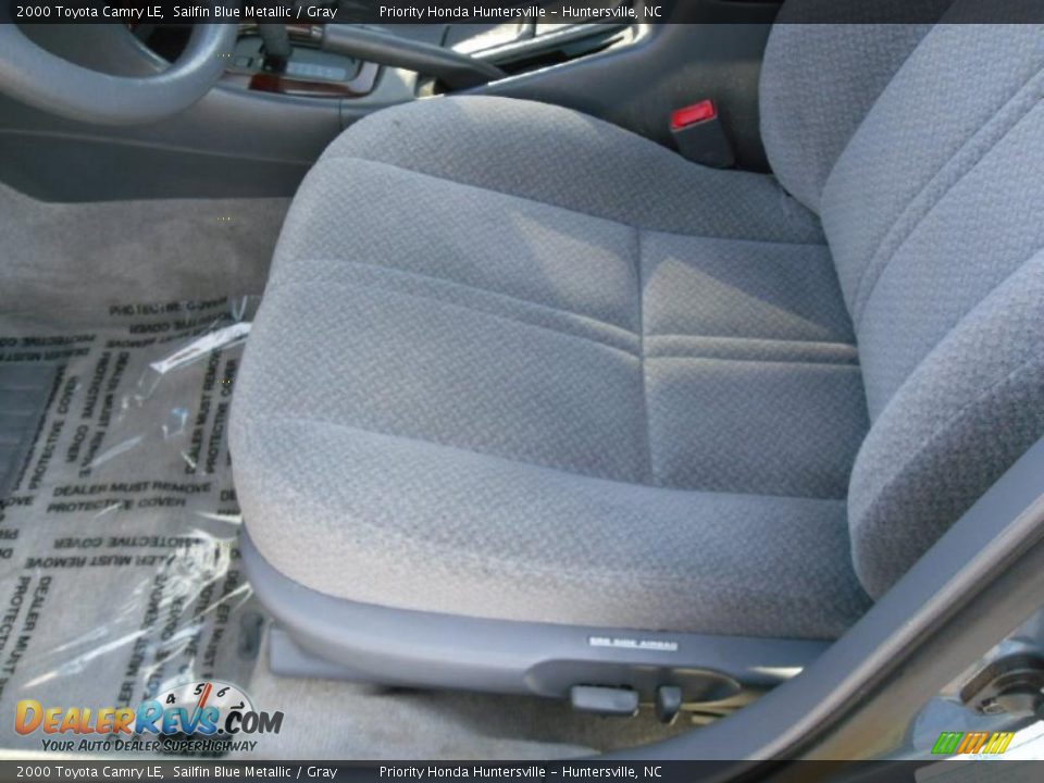 2000 Toyota Camry LE Sailfin Blue Metallic / Gray Photo #8