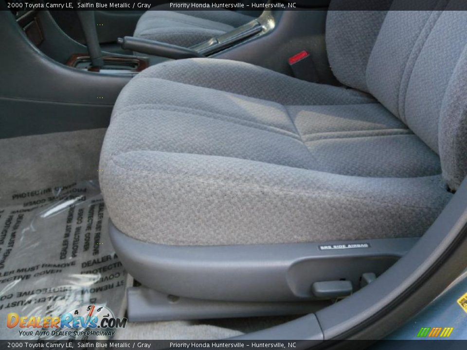 2000 Toyota Camry LE Sailfin Blue Metallic / Gray Photo #9