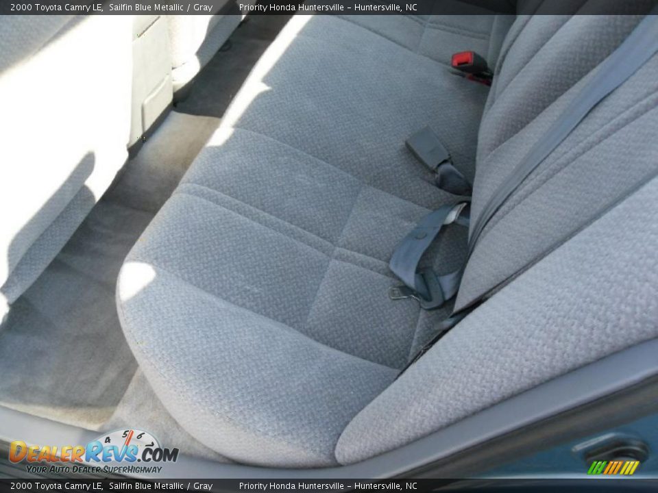 2000 Toyota Camry LE Sailfin Blue Metallic / Gray Photo #11