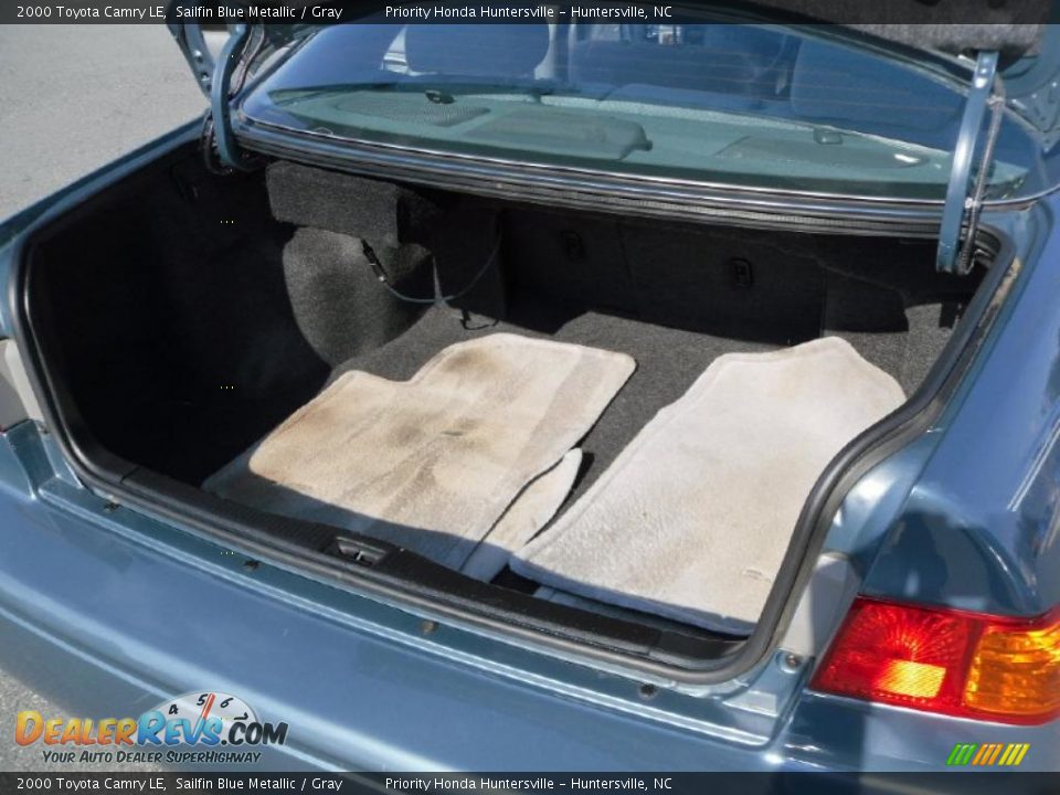 2000 Toyota Camry LE Sailfin Blue Metallic / Gray Photo #14