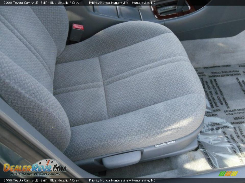2000 Toyota Camry LE Sailfin Blue Metallic / Gray Photo #17