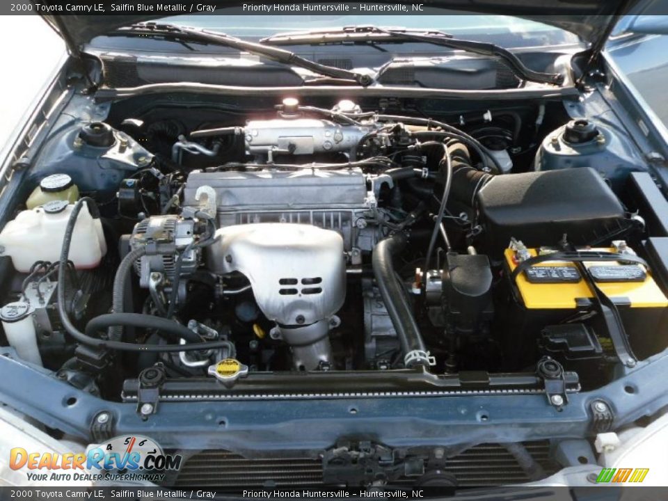 2000 Toyota Camry LE Sailfin Blue Metallic / Gray Photo #20