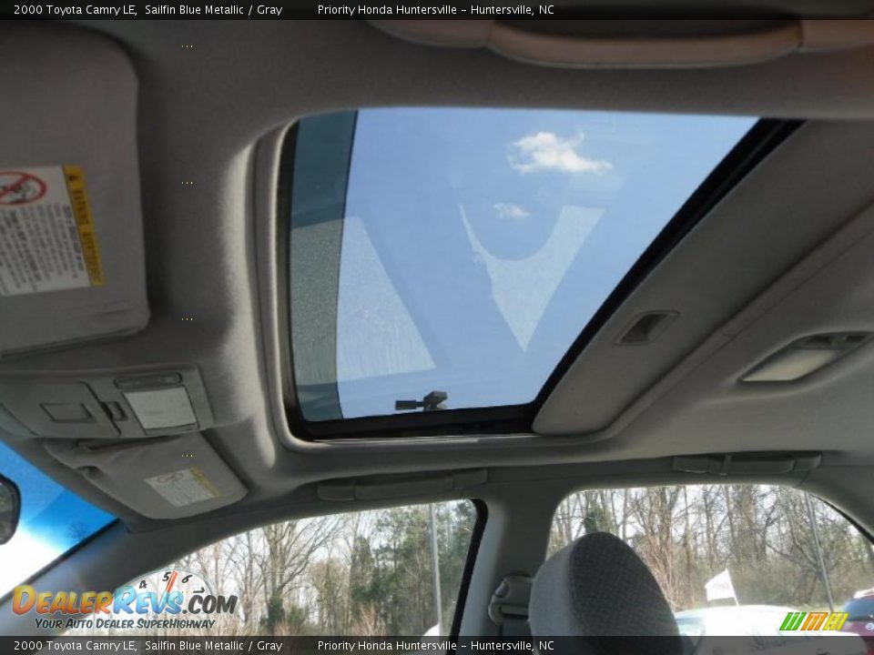 2000 Toyota Camry LE Sailfin Blue Metallic / Gray Photo #22