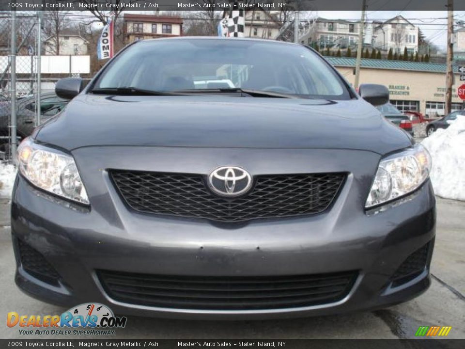 2009 Toyota Corolla LE Magnetic Gray Metallic / Ash Photo #4