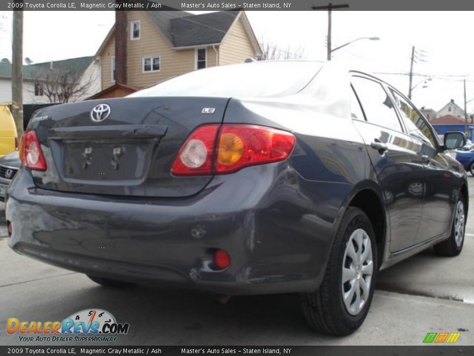 2009 Toyota Corolla LE Magnetic Gray Metallic / Ash Photo #6