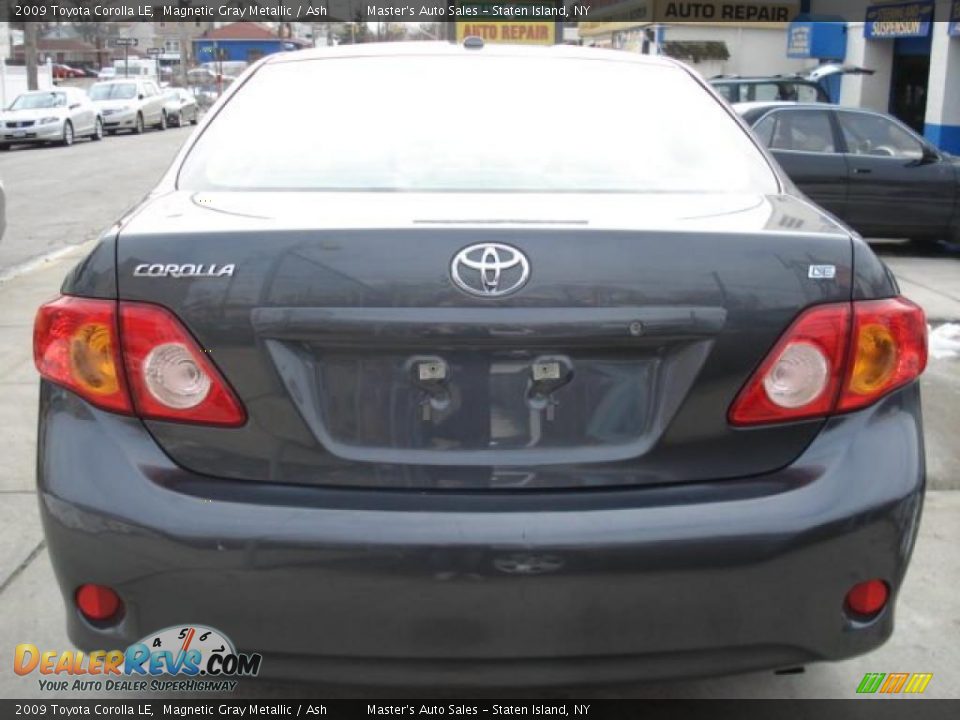 2009 Toyota Corolla LE Magnetic Gray Metallic / Ash Photo #7
