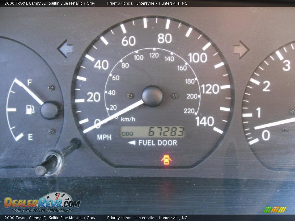 2000 Toyota Camry LE Sailfin Blue Metallic / Gray Photo #25