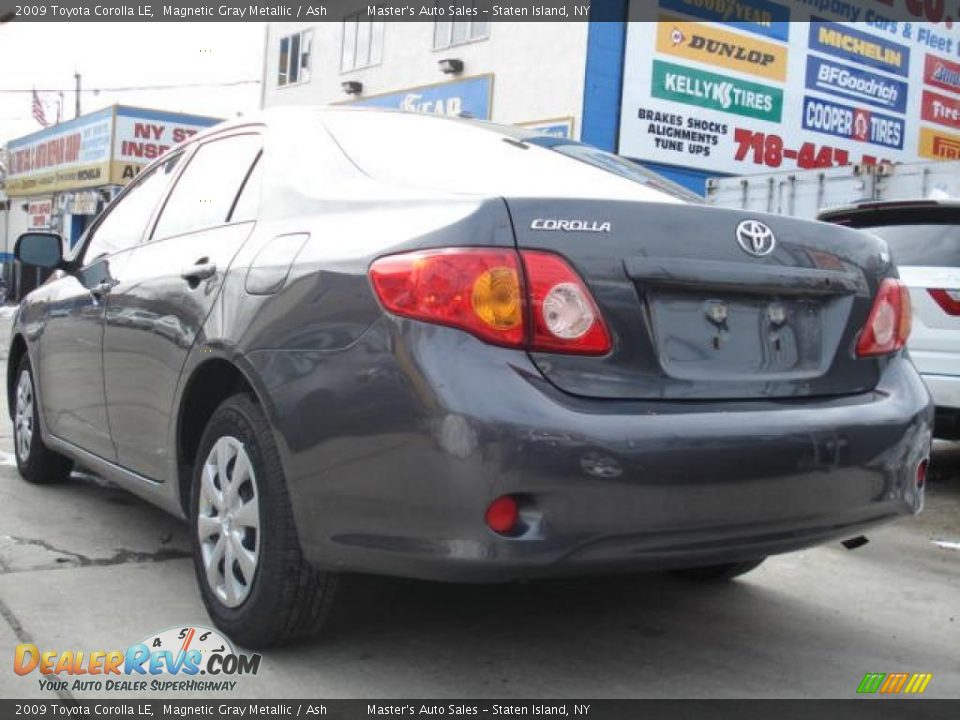 2009 Toyota Corolla LE Magnetic Gray Metallic / Ash Photo #8