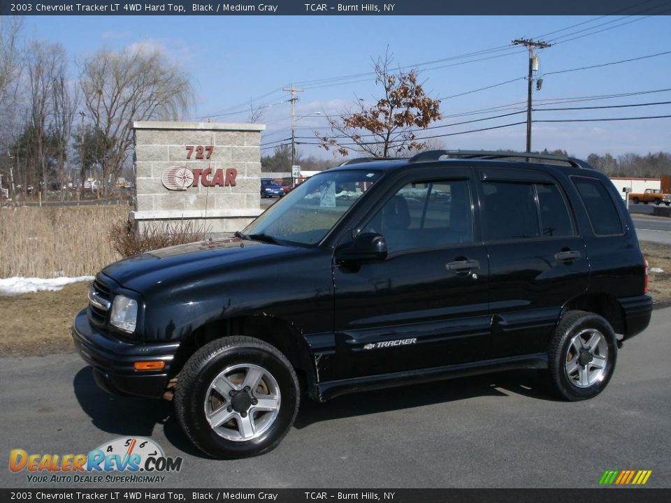 2003 Chevrolet Tracker LT 4WD Hard Top Black / Medium Gray Photo #1