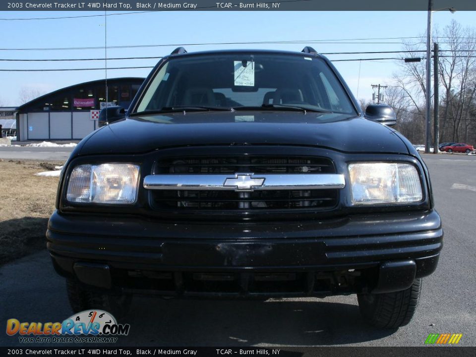 2003 Chevrolet Tracker LT 4WD Hard Top Black / Medium Gray Photo #3