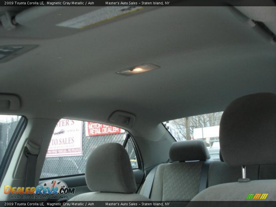 2009 Toyota Corolla LE Magnetic Gray Metallic / Ash Photo #16