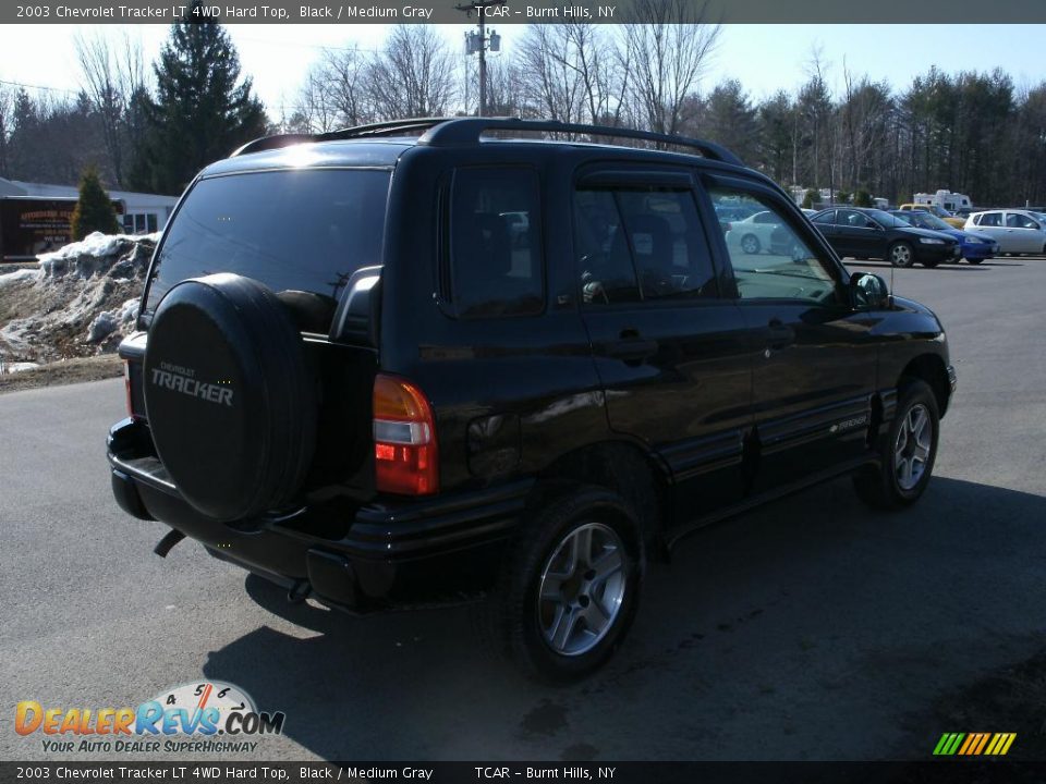 2003 Chevrolet Tracker LT 4WD Hard Top Black / Medium Gray Photo #4