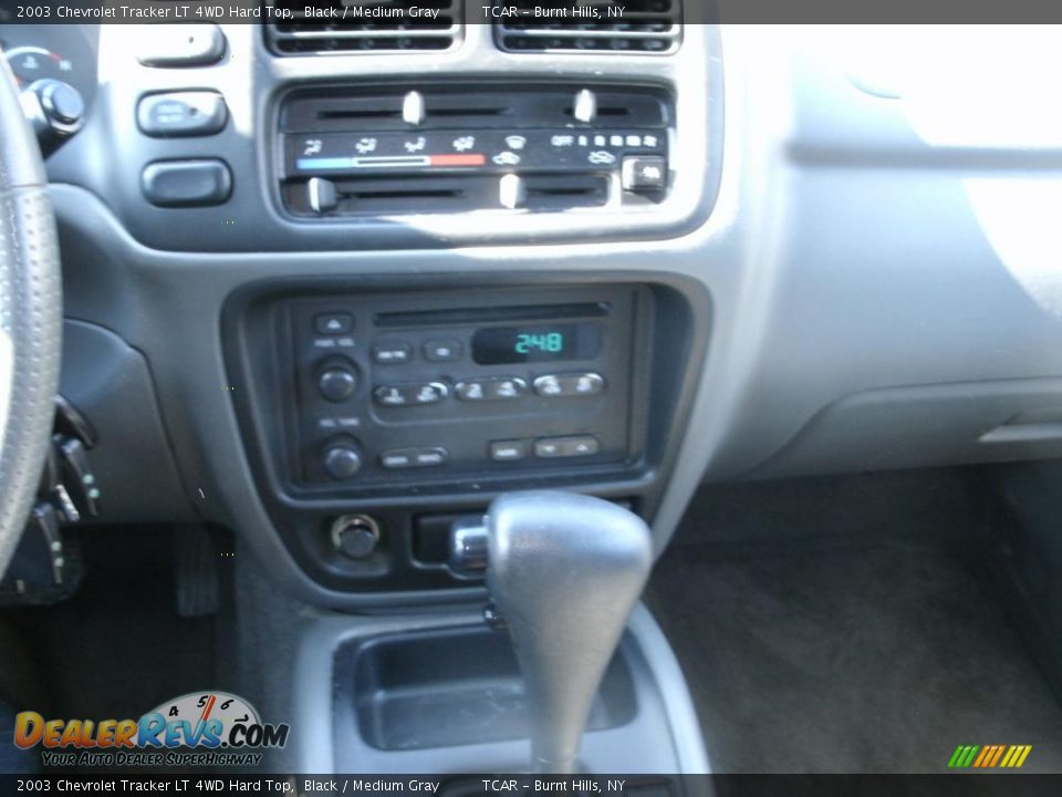 2003 Chevrolet Tracker LT 4WD Hard Top Black / Medium Gray Photo #8