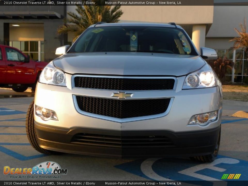 2010 Chevrolet Traverse LT AWD Silver Ice Metallic / Ebony Photo #8