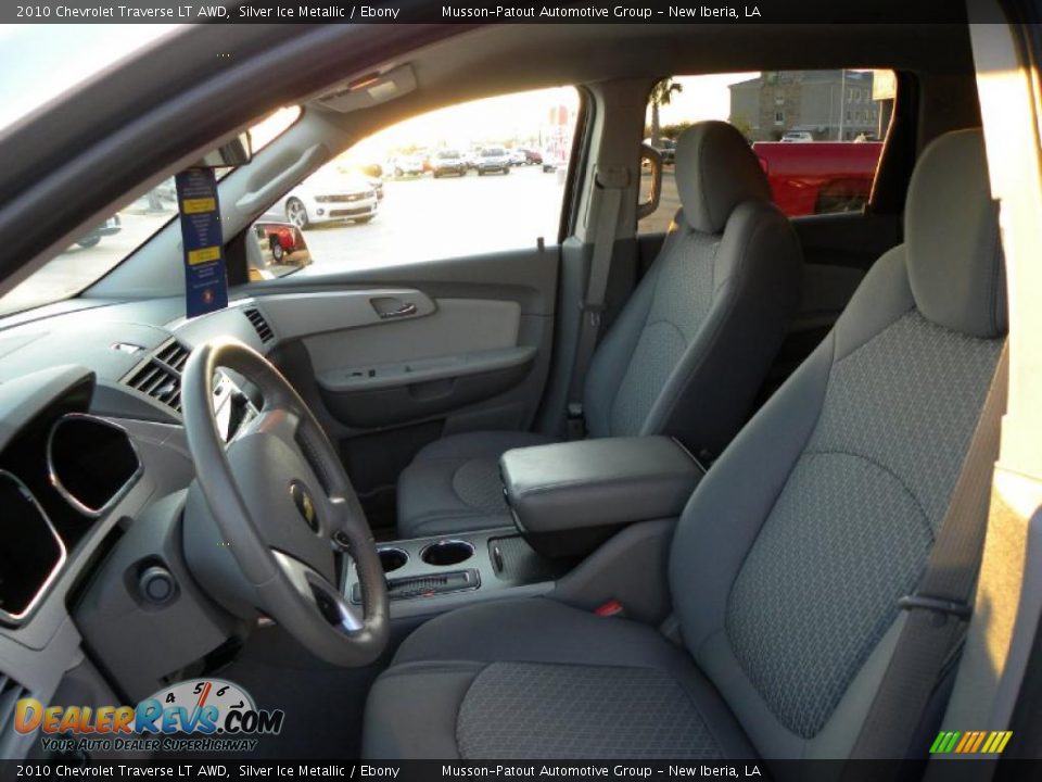 2010 Chevrolet Traverse LT AWD Silver Ice Metallic / Ebony Photo #9