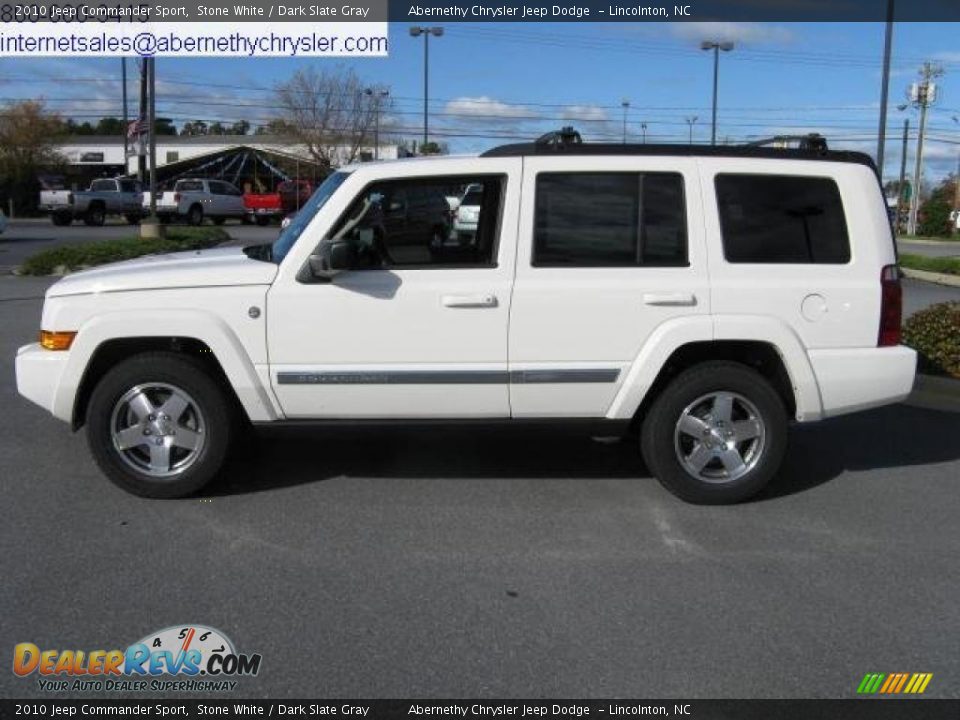 2010 Jeep Commander Sport Stone White / Dark Slate Gray Photo #1