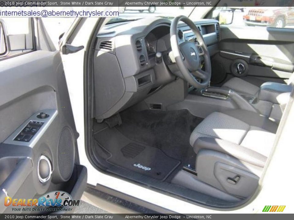 2010 Jeep Commander Sport Stone White / Dark Slate Gray Photo #2