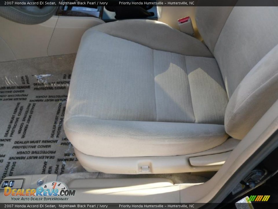 2007 Honda Accord EX Sedan Nighthawk Black Pearl / Ivory Photo #8