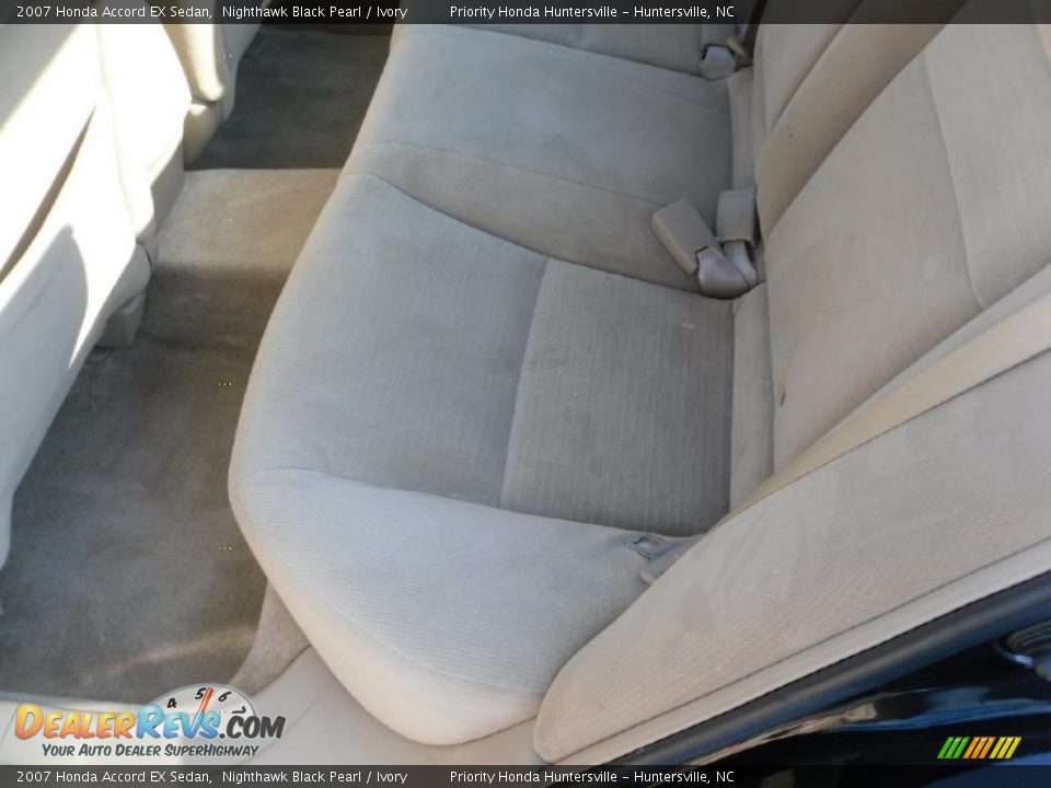 2007 Honda Accord EX Sedan Nighthawk Black Pearl / Ivory Photo #11