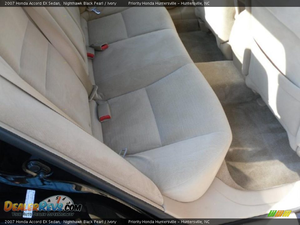 2007 Honda Accord EX Sedan Nighthawk Black Pearl / Ivory Photo #15