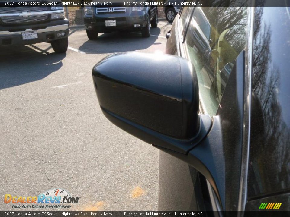 2007 Honda Accord EX Sedan Nighthawk Black Pearl / Ivory Photo #20