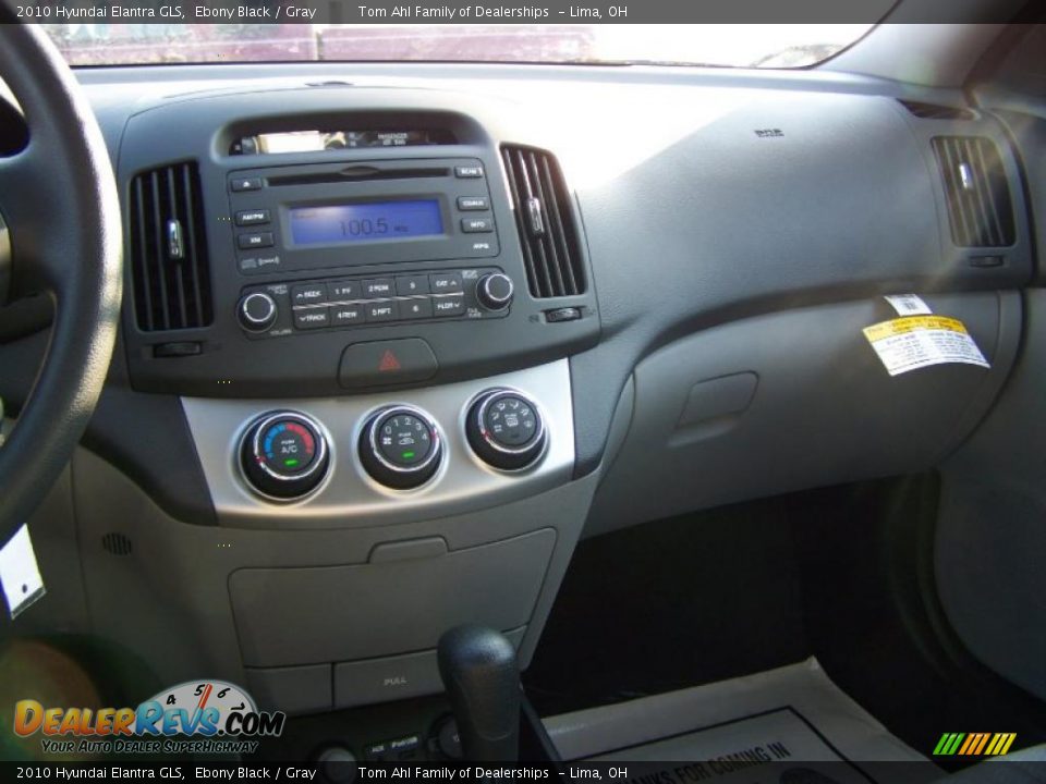 2010 Hyundai Elantra GLS Ebony Black / Gray Photo #19