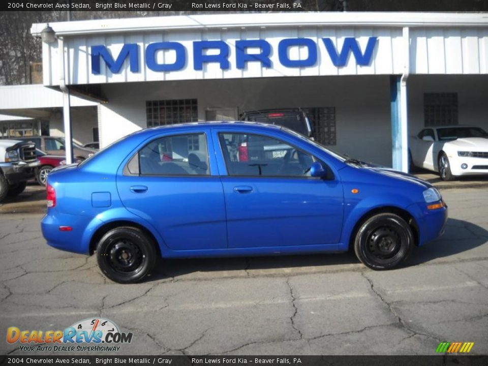 2004 Chevrolet Aveo Sedan Bright Blue Metallic / Gray Photo #1