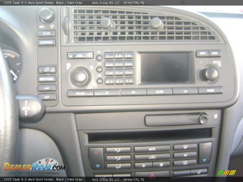 2005 Saab 9-3 Aero Sport Sedan Black / Slate Gray Photo #15
