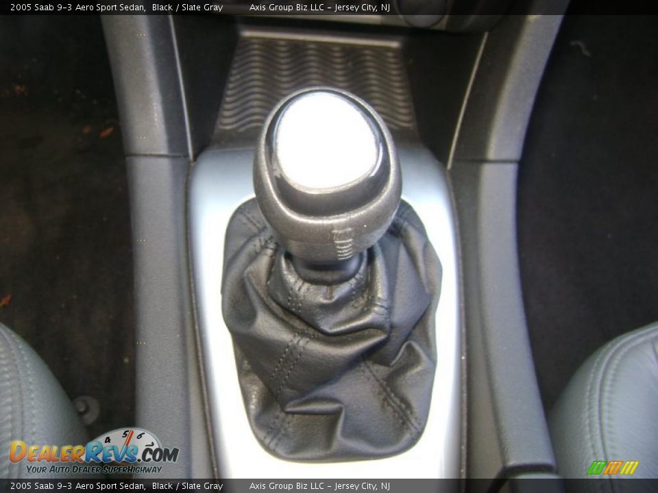 2005 Saab 9-3 Aero Sport Sedan Black / Slate Gray Photo #16