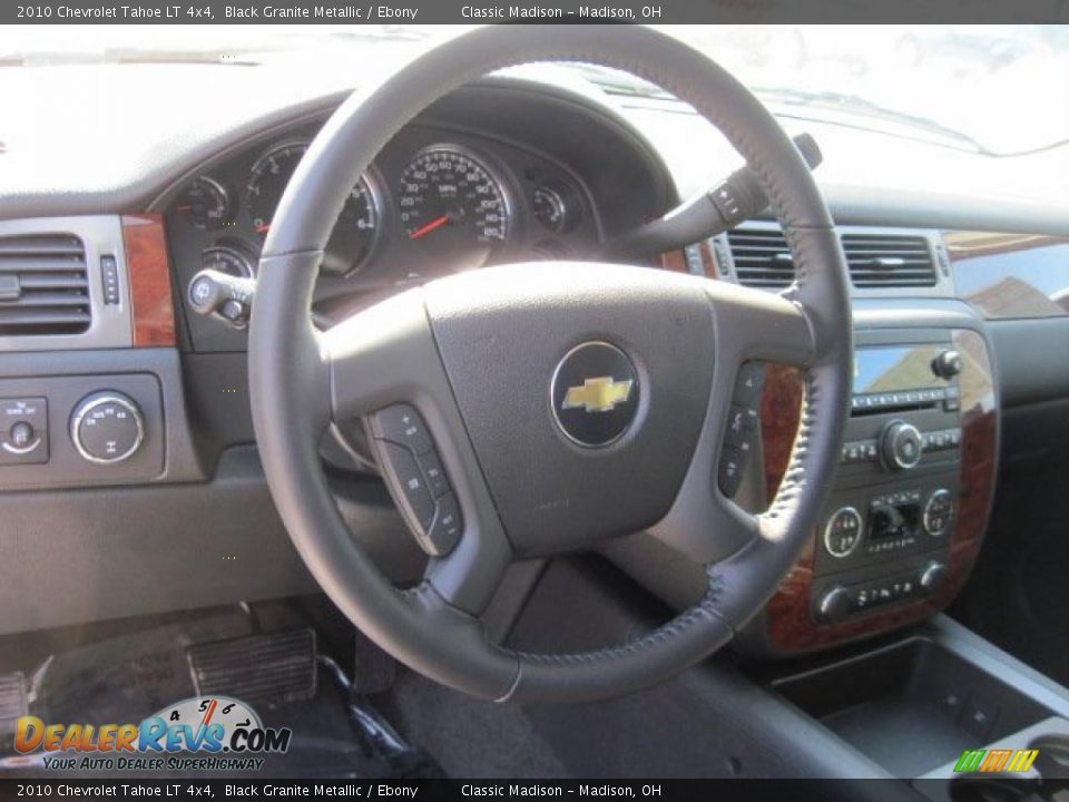 2010 Chevrolet Tahoe LT 4x4 Black Granite Metallic / Ebony Photo #9