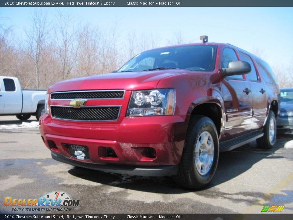 2010 Chevrolet Suburban LS 4x4 Red Jewel Tintcoat / Ebony Photo #1