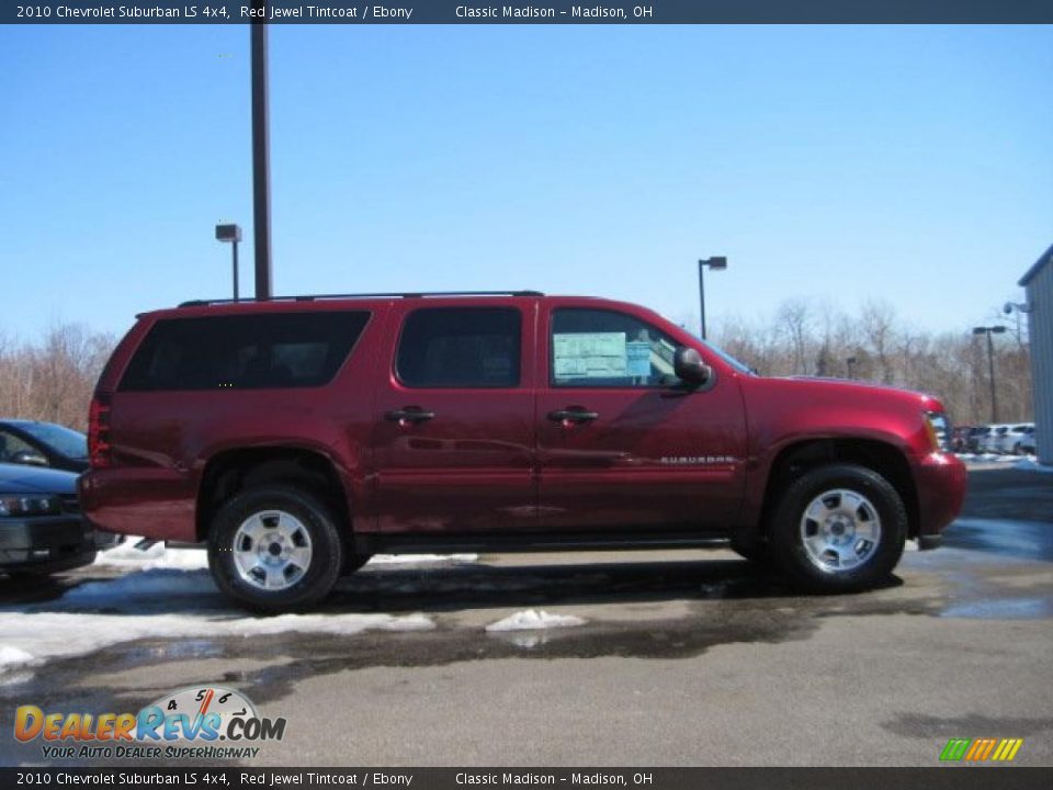 2010 Chevrolet Suburban LS 4x4 Red Jewel Tintcoat / Ebony Photo #4