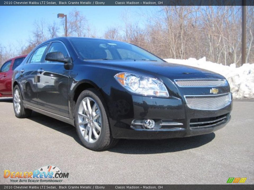 2010 Chevrolet Malibu LTZ Sedan Black Granite Metallic / Ebony Photo #3