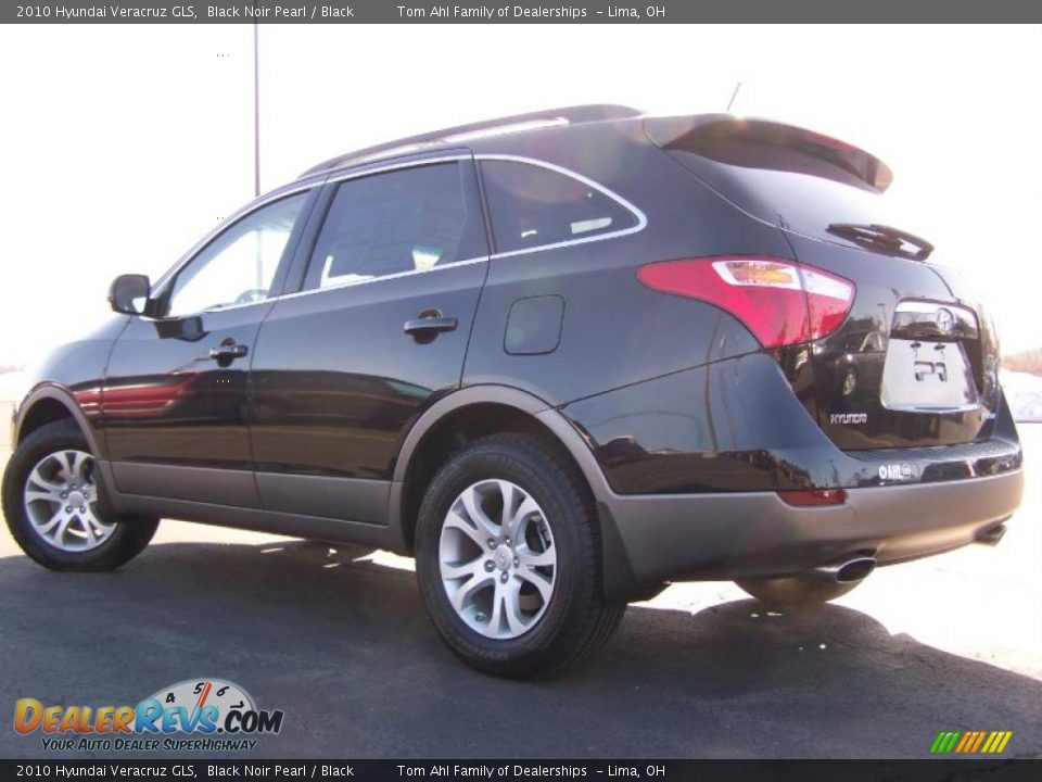 2010 Hyundai Veracruz GLS Black Noir Pearl / Black Photo #4