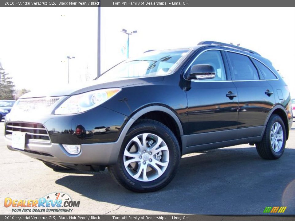 2010 Hyundai Veracruz GLS Black Noir Pearl / Black Photo #5