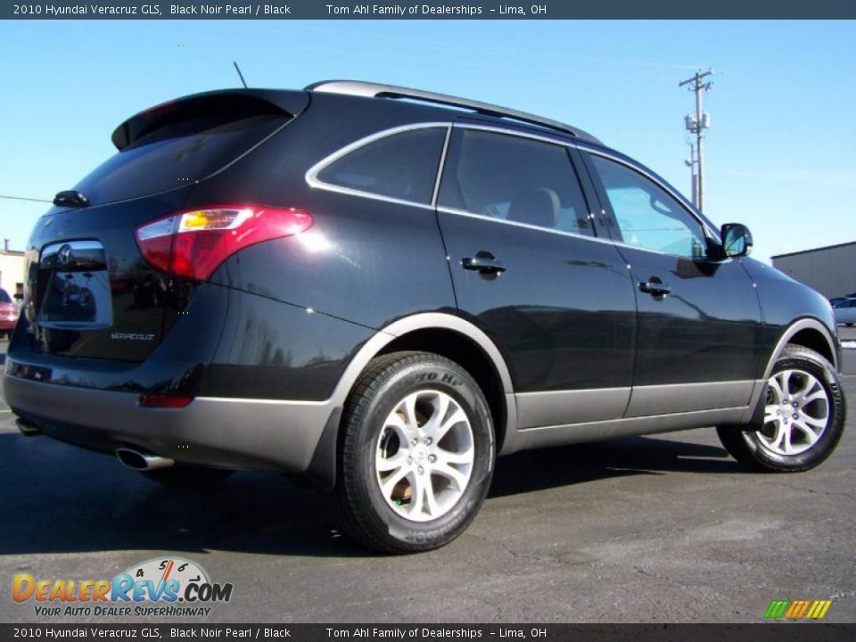 2010 Hyundai Veracruz GLS Black Noir Pearl / Black Photo #7