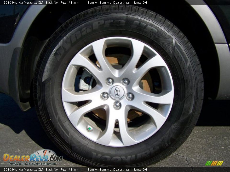 2010 Hyundai Veracruz GLS Black Noir Pearl / Black Photo #8