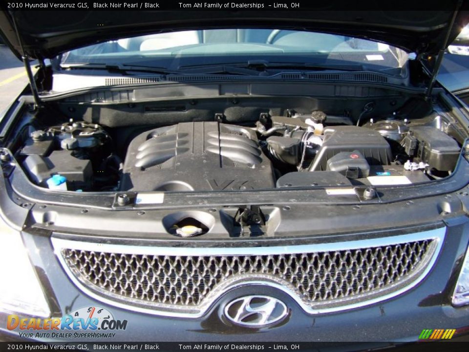 2010 Hyundai Veracruz GLS Black Noir Pearl / Black Photo #17