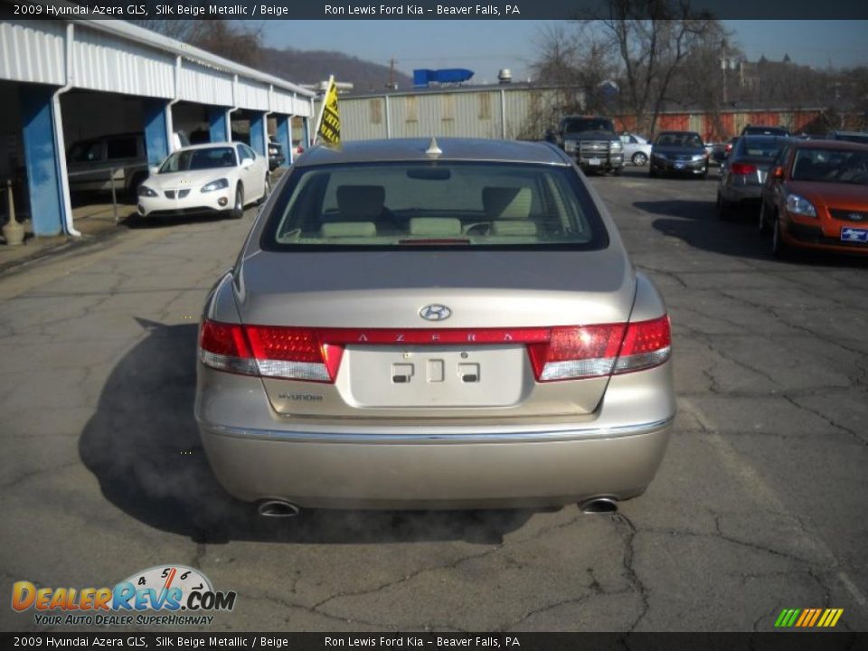 2009 Hyundai Azera GLS Silk Beige Metallic / Beige Photo #3