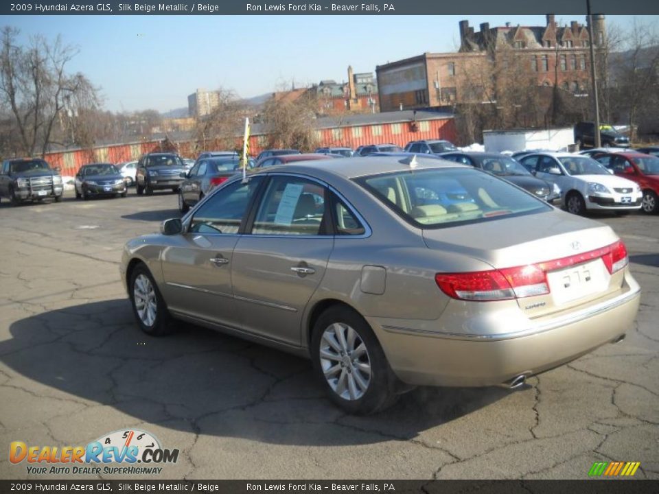 2009 Hyundai Azera GLS Silk Beige Metallic / Beige Photo #4