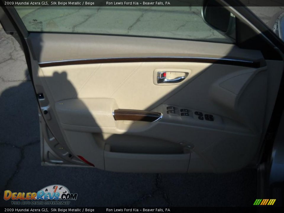 2009 Hyundai Azera GLS Silk Beige Metallic / Beige Photo #6